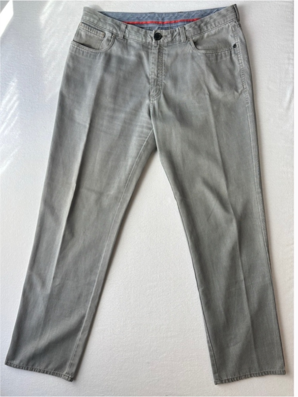 Tommy Bahama Pants 5 Pocket Island Zone Performance Gray Pants Mens 36x32 Tencel